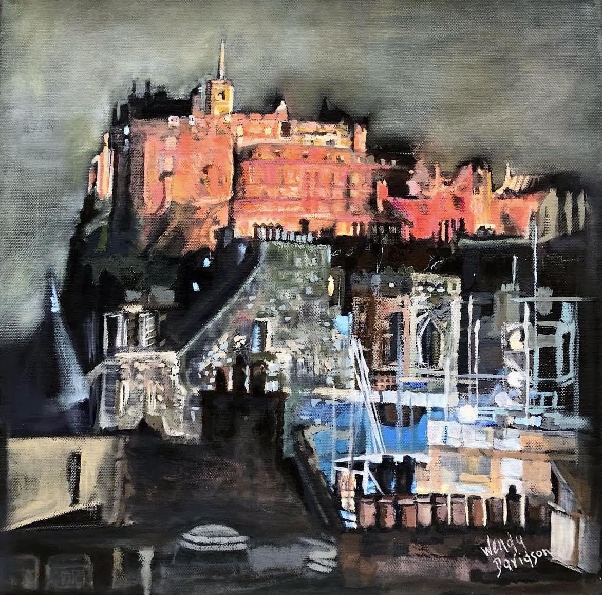 View of Edinburgh Castle from the “Outsider“ on George IV Bridge (2026)