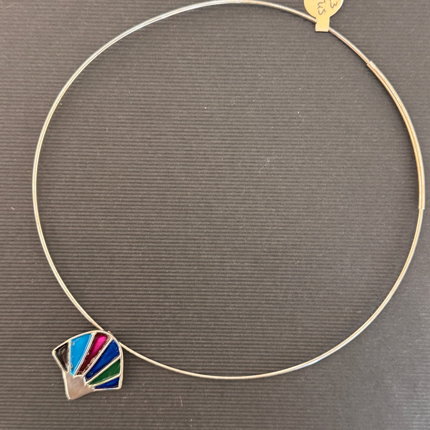 Silver and Enamel Circle (S23)