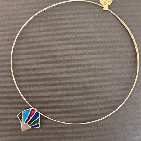 Silver and Enamel Circle (S23)