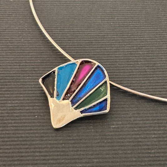 Silver and Enamel Circle (S23)